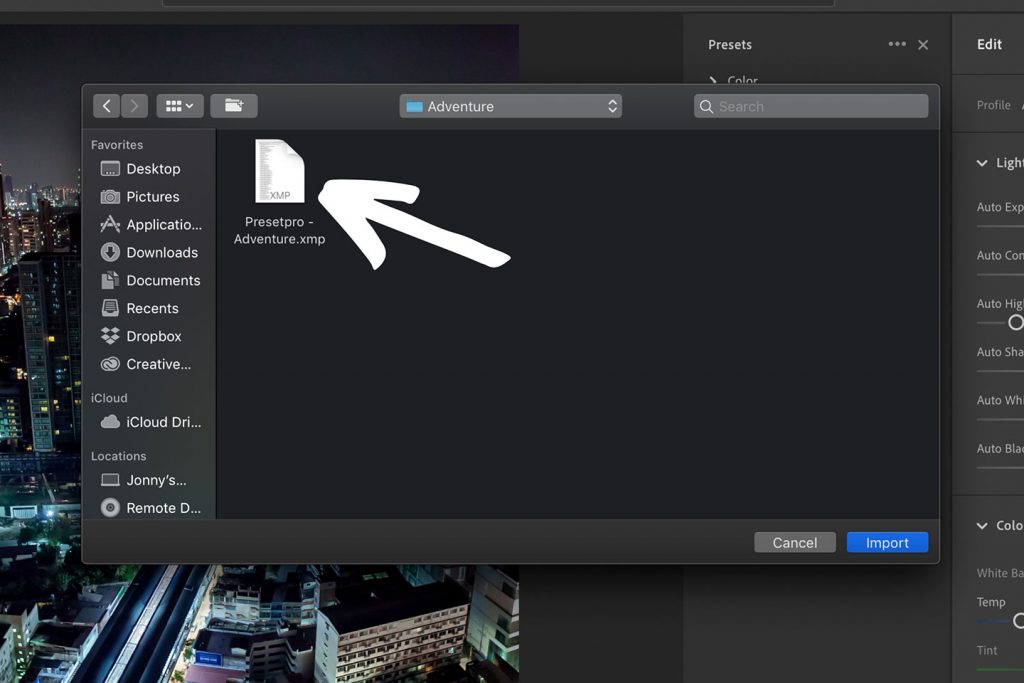 A printscreen showing step 5 of the process.